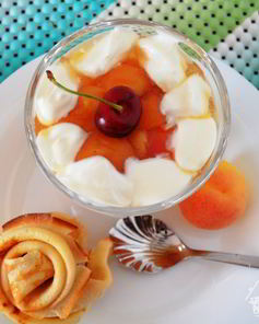 Ароматные запеченные абрикосы десерт