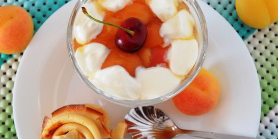 Ароматные запеченные абрикосы десерт