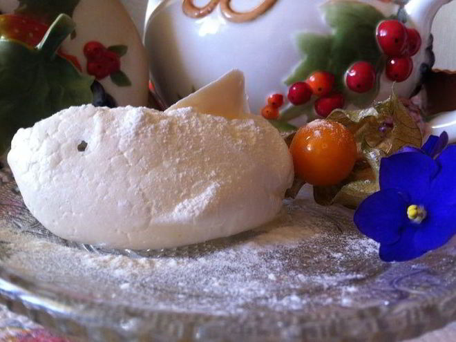 Рецепт безе рыбка