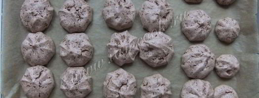 безе с какао и шоколадом. Шаг 12