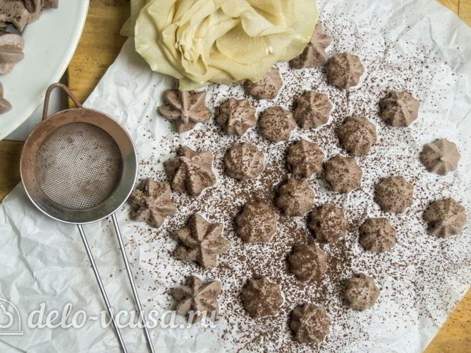 Рецепт безе с какао