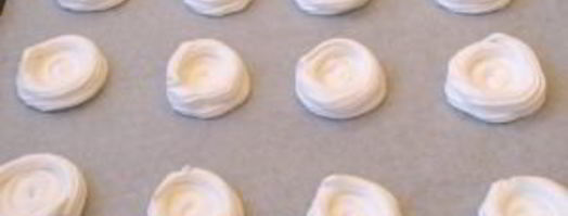 безе с кремом и фруктами. Шаг 7