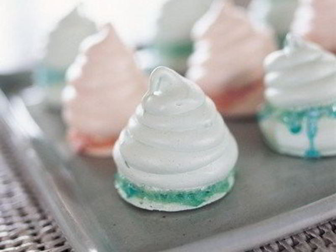 Рецепт безе с мятной карамелью