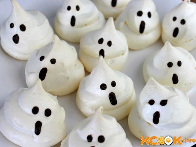 Рецепт безе в виде приведений