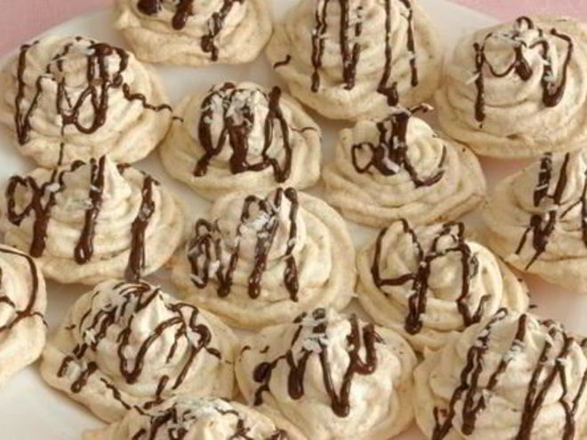 Рецепт миндально-кокосовых безе