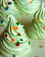 Новогодние елочки-безе для детей