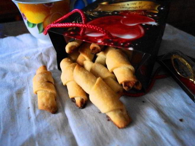 Рецепт рулетиков с безе