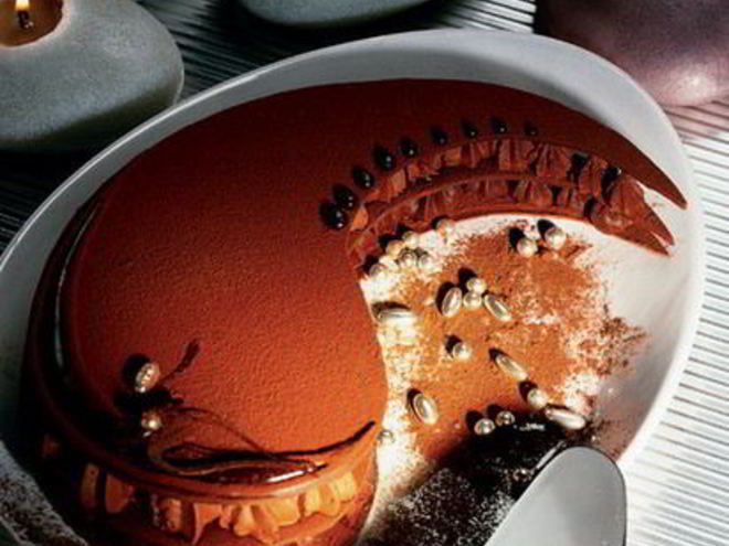 Рецепт шоколадного безе с пряным кремом