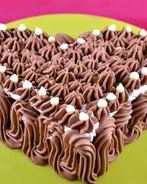 Тортик Безе в шоколаде