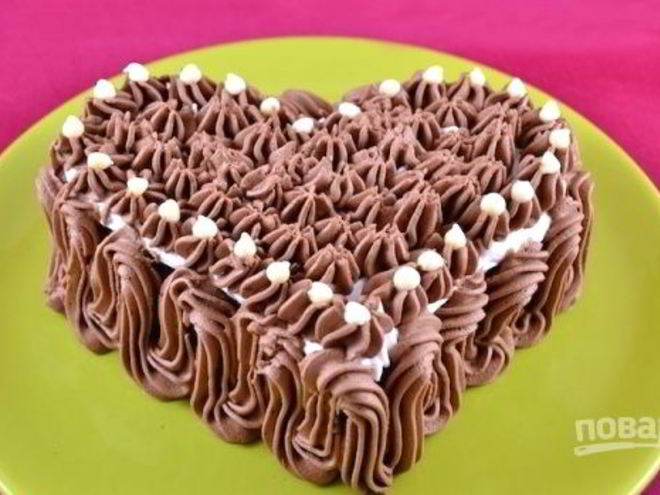 Рецепт тортика безе в шоколаде