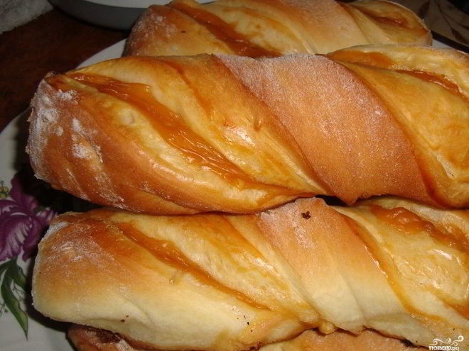 Рецепт булочек с пудингом