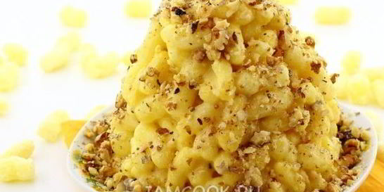 Чак-чак из кукурузных палочек