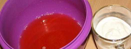 десерт из сметаны и желе. Шаг 4