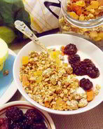 Домашняя гранола с отрубями