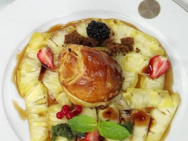 Рецепт груши, запеченной в тесте