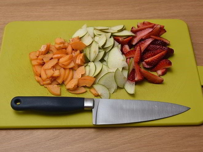 Рецепт йогурта с фруктами для завтрака