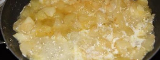 чизкейк с халвой и карамельными яблочками. Шаг 3