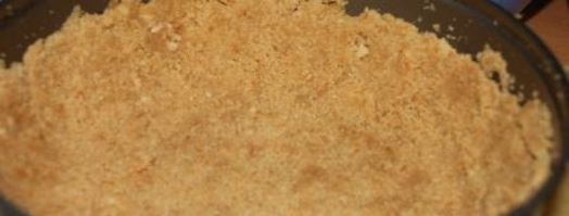 чизкейк с халвой и карамельными яблочками. Шаг 5