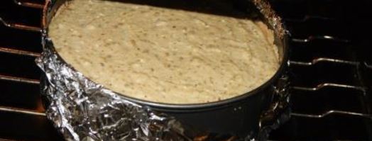 чизкейк с халвой и карамельными яблочками. Шаг 8