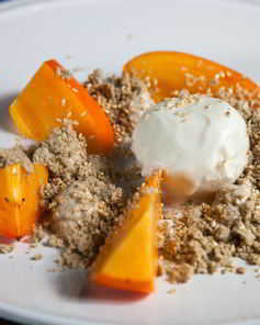 Десерт Хурма и халва