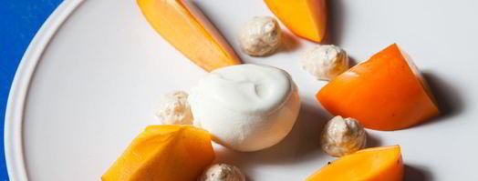 десерт хурма и халва. Шаг 7