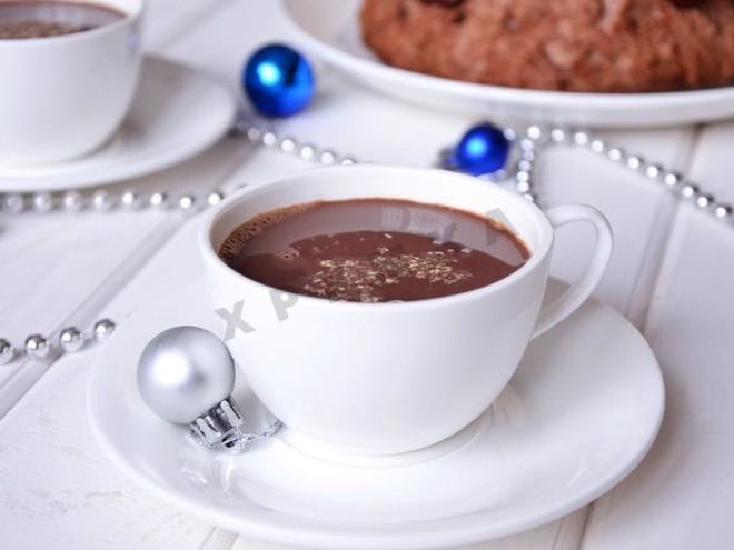 Рецепт горячего шоколада с халвой