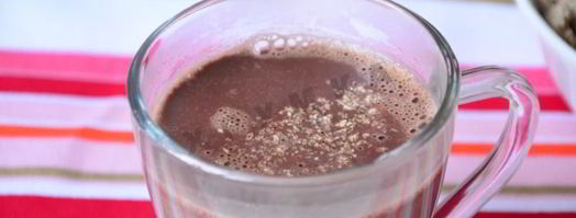 горячий шоколад с халвой. Шаг 7