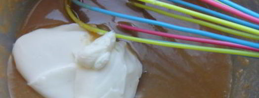 грушевые лодочки с пряником и халвой. Шаг 13