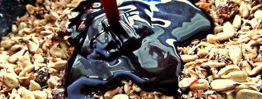 халва шоколадная с отрубями и семечками. Шаг 8