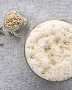 Кофе латте с халвой