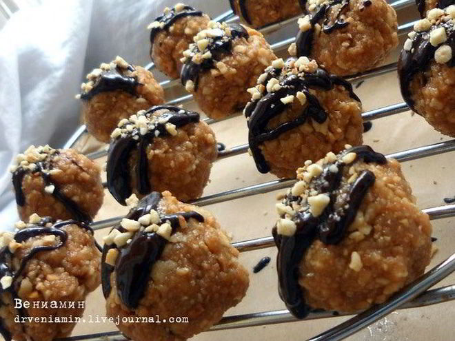 Рецепт конфет с халвой и кленовым сиропом