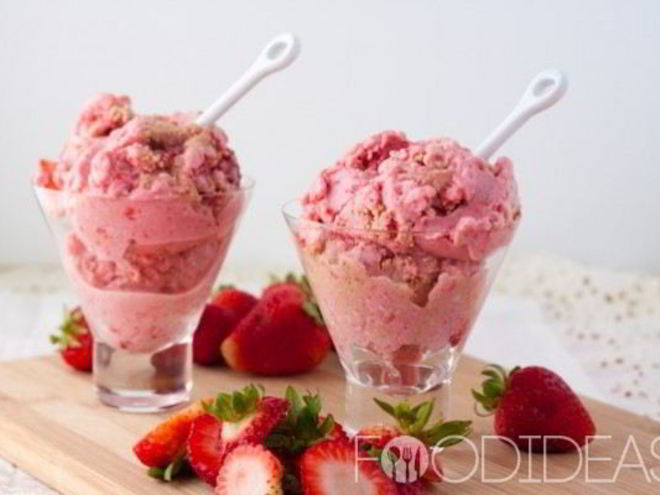 Рецепт клубничного сорбета