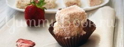 домашние клубничные конфеты. Шаг 11