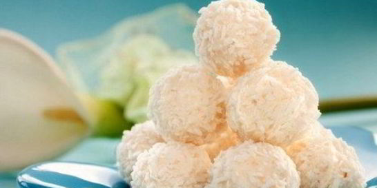 Домашние конфеты Рафаэлло с миндалем