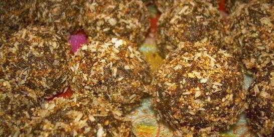 Домашние конфеты с арахисом