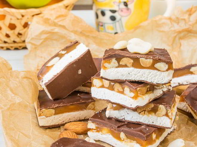 Рецепт домашнего сникерса