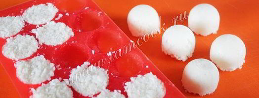 кокосовые конфеты с фундуком. Шаг 9