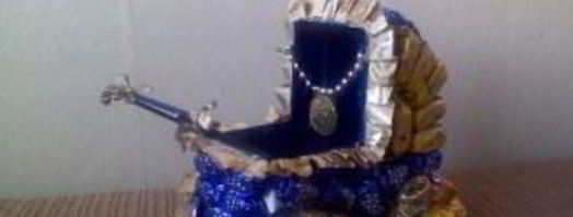 коляска из конфет. Шаг 8