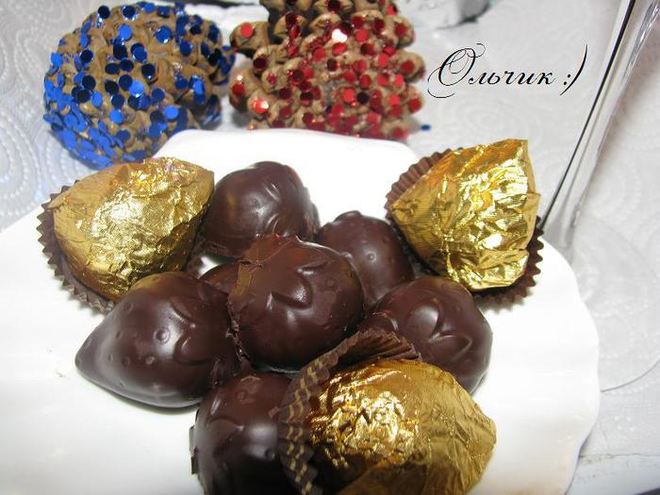 Рецепт конфет клубника в шоколаде