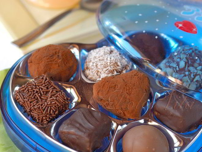 Рецепт конфет с трюфельно-фруктовой начинкой