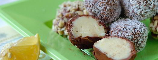 конфеты с трюфельно-фруктовой начинкой. Шаг 14