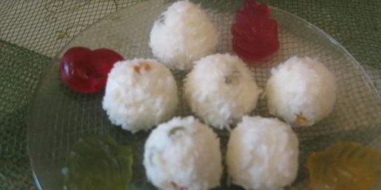 Конфеты творожно-мармеладные