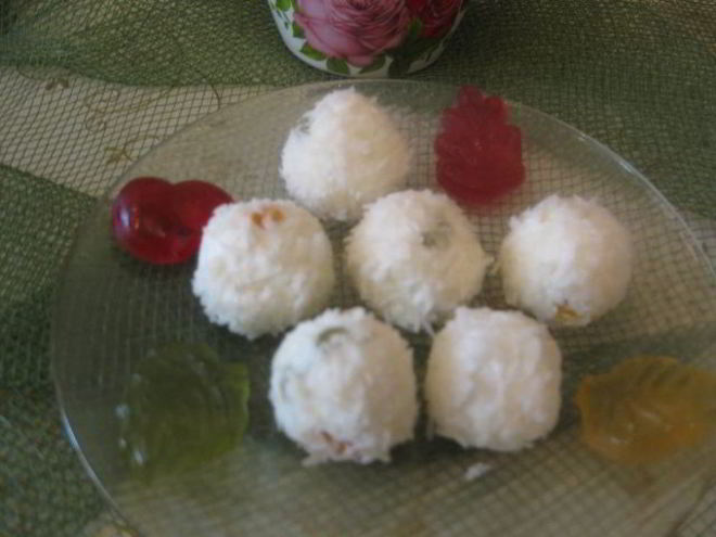 Рецепт конфет творожно-мармеладные