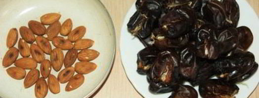 натуральные конфеты финики с миндалем в шоколаде. Шаг 4