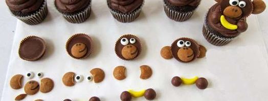 обезьяна из конфет. Шаг 3