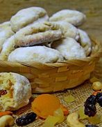 Творожные штолленовые конфеты