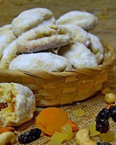 Творожные штолленовые конфеты