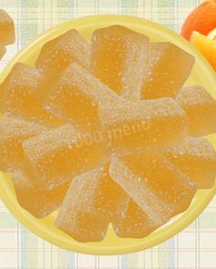 Желейные конфеты с апельсиновым соком
