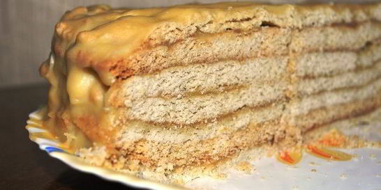 Бабушкин Рыжик с заварным кремом