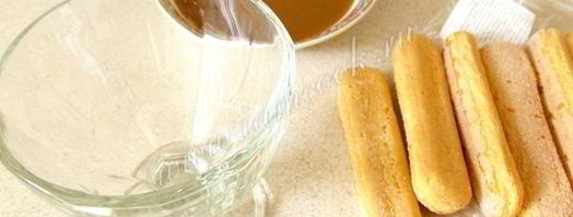 десерт с шоколадным кремом и малиной. Шаг 5